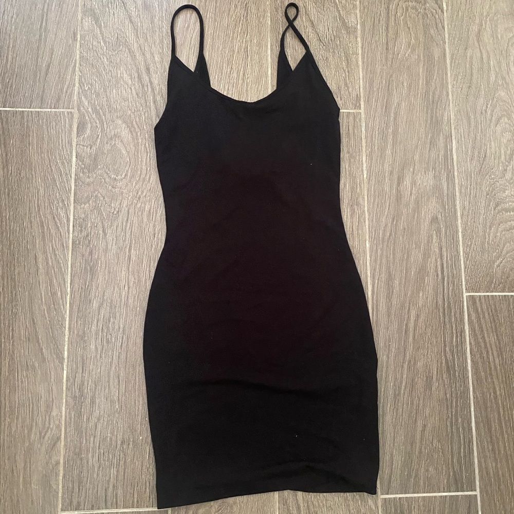 Black Tank Bodycon Dress